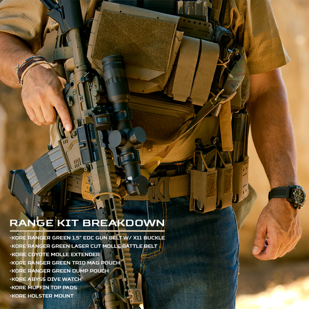 B1 RANGER GREEN LASER CUT BATTLE BELT [Complete Kit] - Image 5