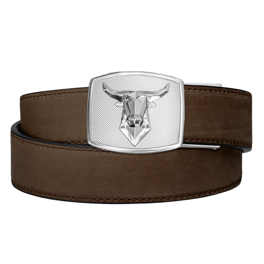 BULL BUCKLE | BUFFALO LEATHER GUN BELT 1.5" - Image 3