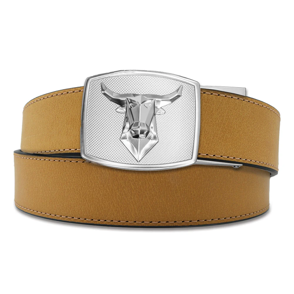 BULL BUCKLE | BUFFALO LEATHER GUN BELT 1.5" - Image 4