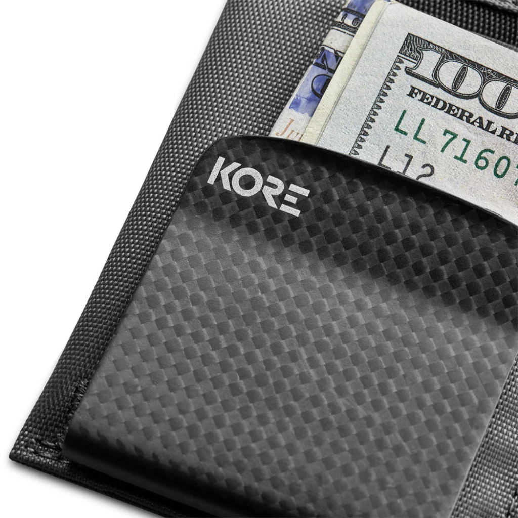 GRAY TACTICAL SLIM WALLET & CARBON FIBER MONEY CLIP - Image 4