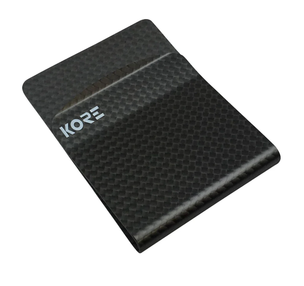 GRAY TACTICAL SLIM WALLET & CARBON FIBER MONEY CLIP - Image 5