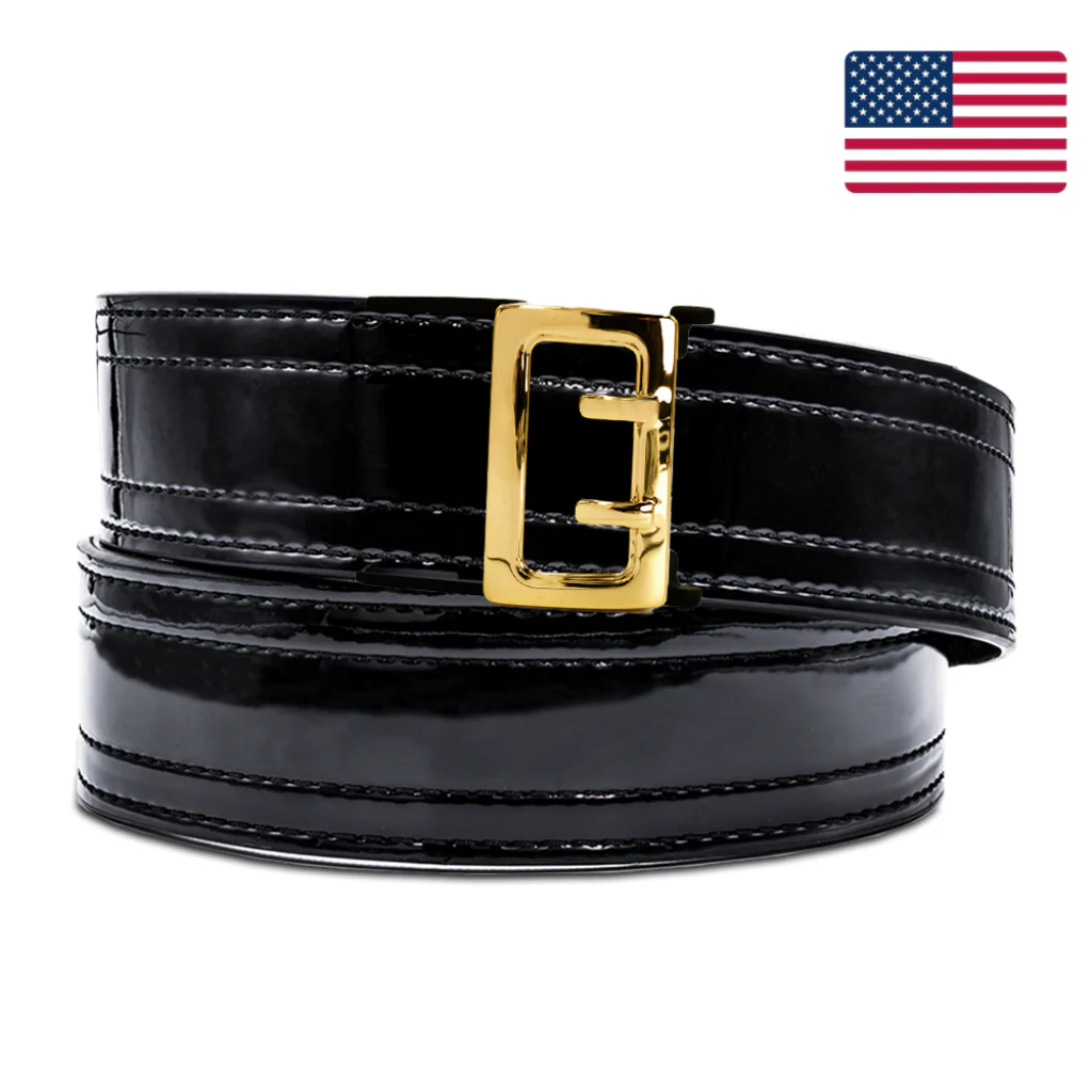 D3 BRASS BUCKLE | GLOSS DUTY BELT 2.25" [COMPLETE KIT]