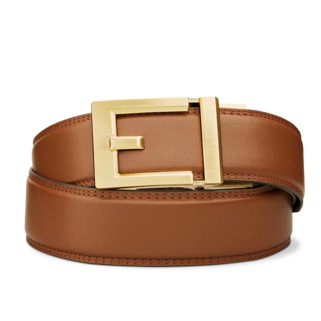 EXPRESS BRASS BUCKLE  |  CLASSIC LEATHER BELT 1.37" - Image 11
