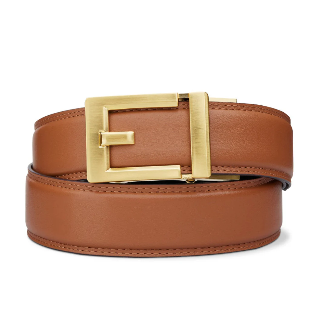 EXPRESS BRASS BUCKLE  |  CLASSIC LEATHER BELT 1.37" - Image 8