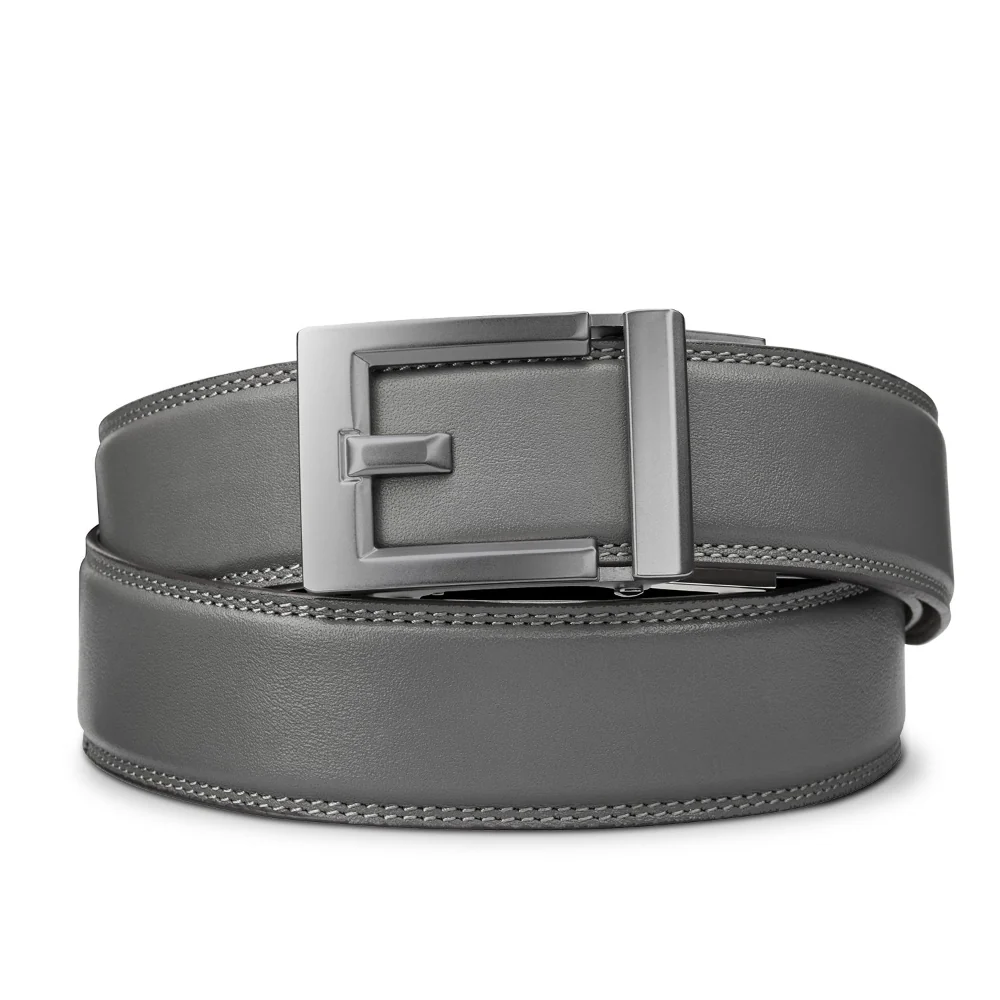 EXPRESS GUNMETAL BUCKLE  |  CLASSIC LEATHER BELT 1.37" - Image 17