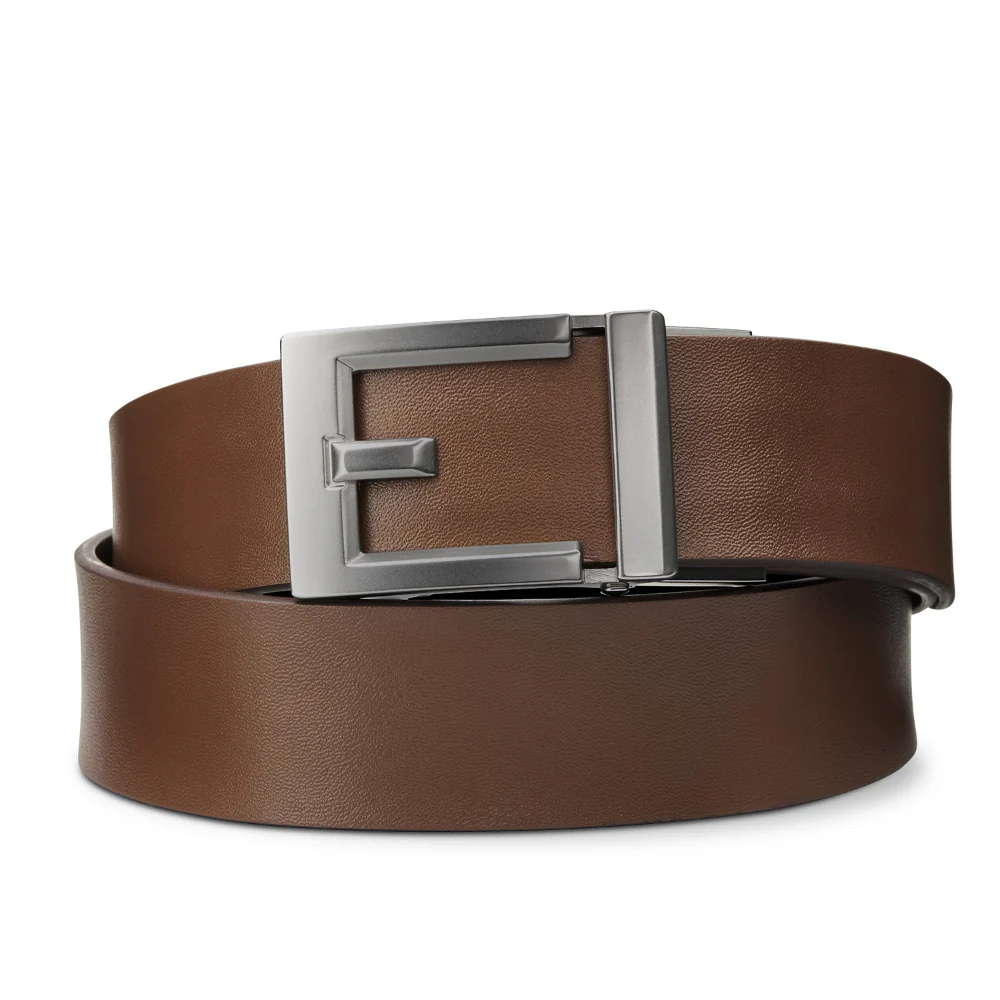 EXPRESS GUNMETAL BUCKLE  |  CLASSIC LEATHER BELT 1.37" - Image 23