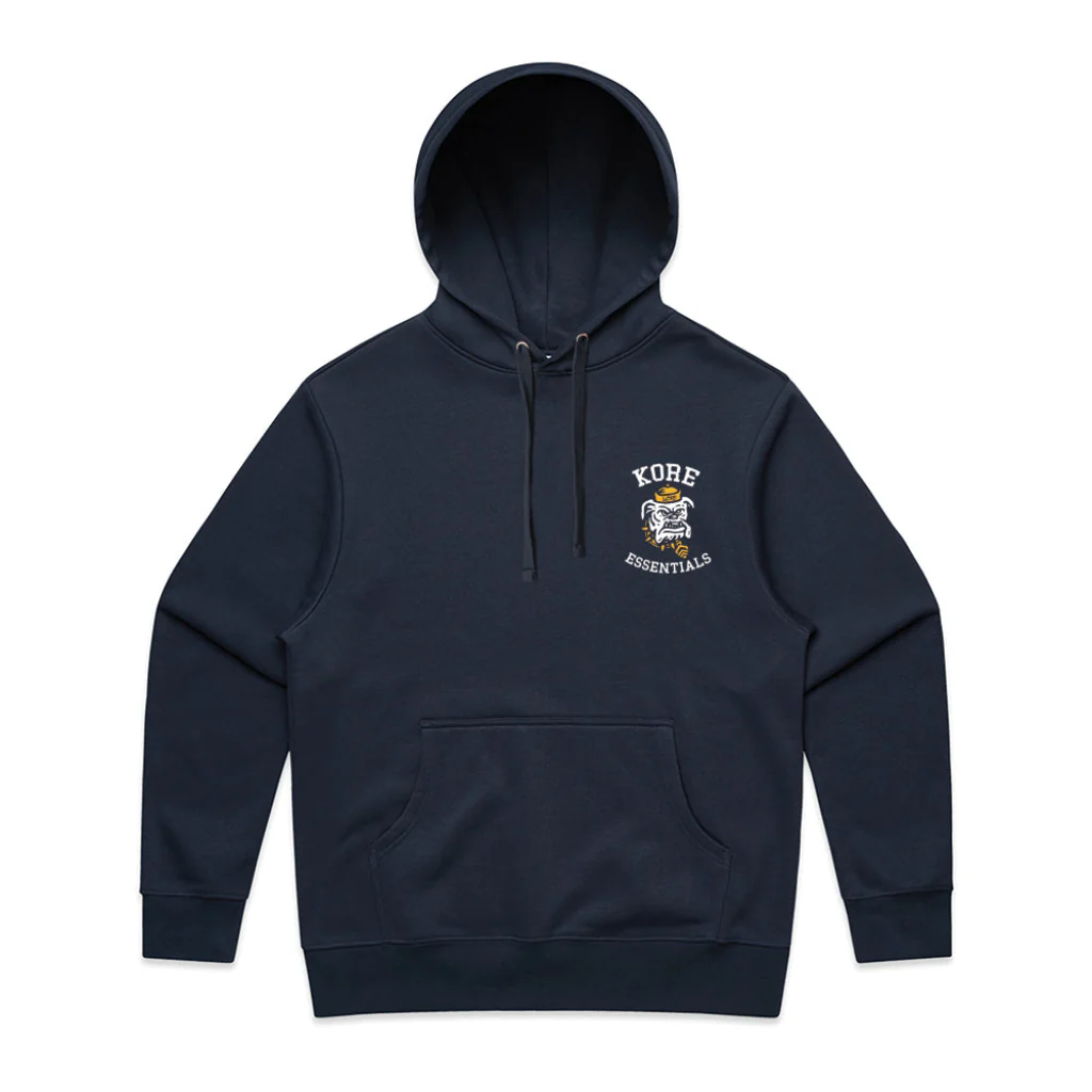KORE BULLDOG NAVY BLUE PULLOVER SWEATSHIRT - Image 2