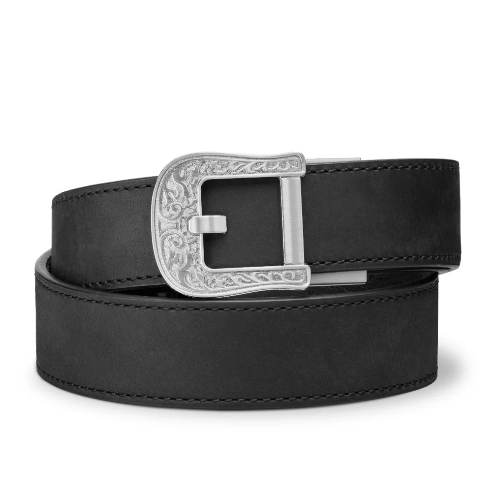 RODEO BUCKLE | BUFFALO LEATHER GUN BELT 1.5" - Image 2