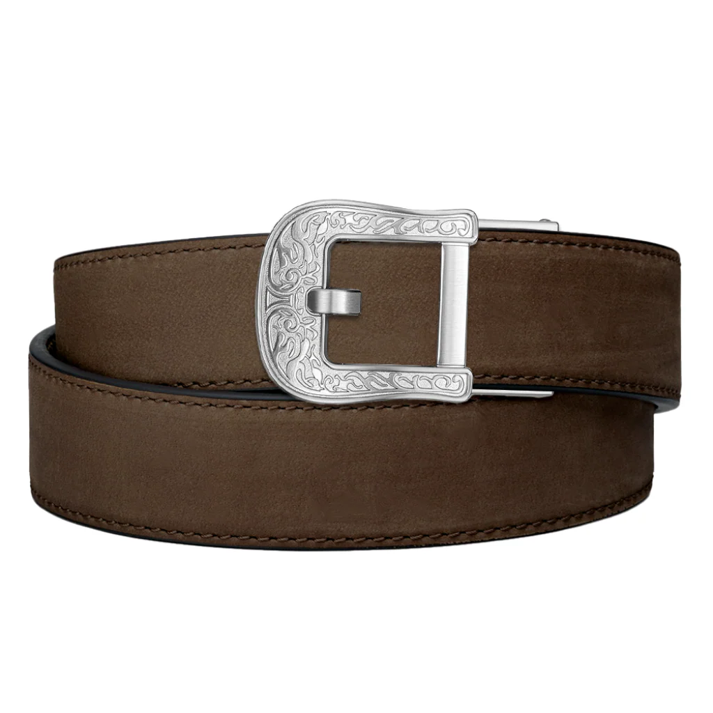 RODEO BUCKLE | BUFFALO LEATHER GUN BELT 1.5" - Image 3