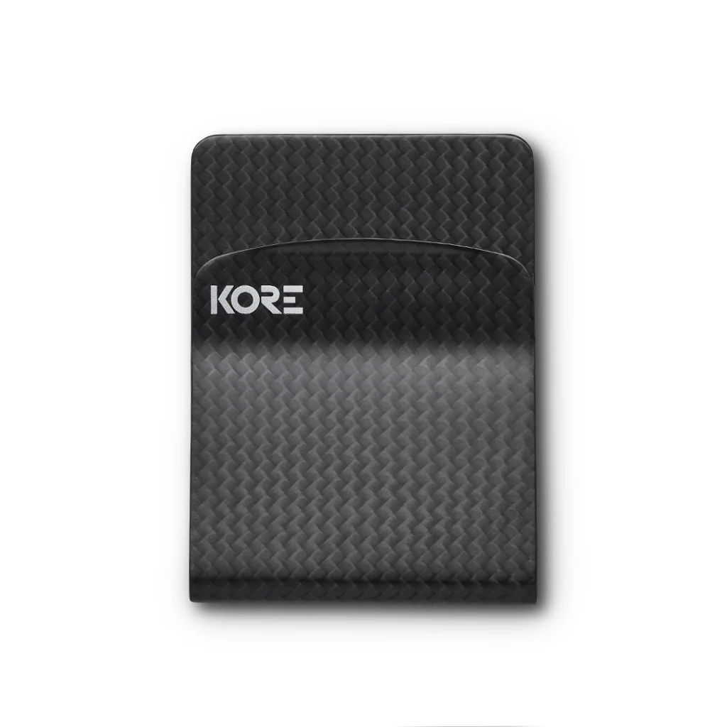 LEATHER SLIM WALLET & CARBON FIBER MONEY CLIP - Image 4