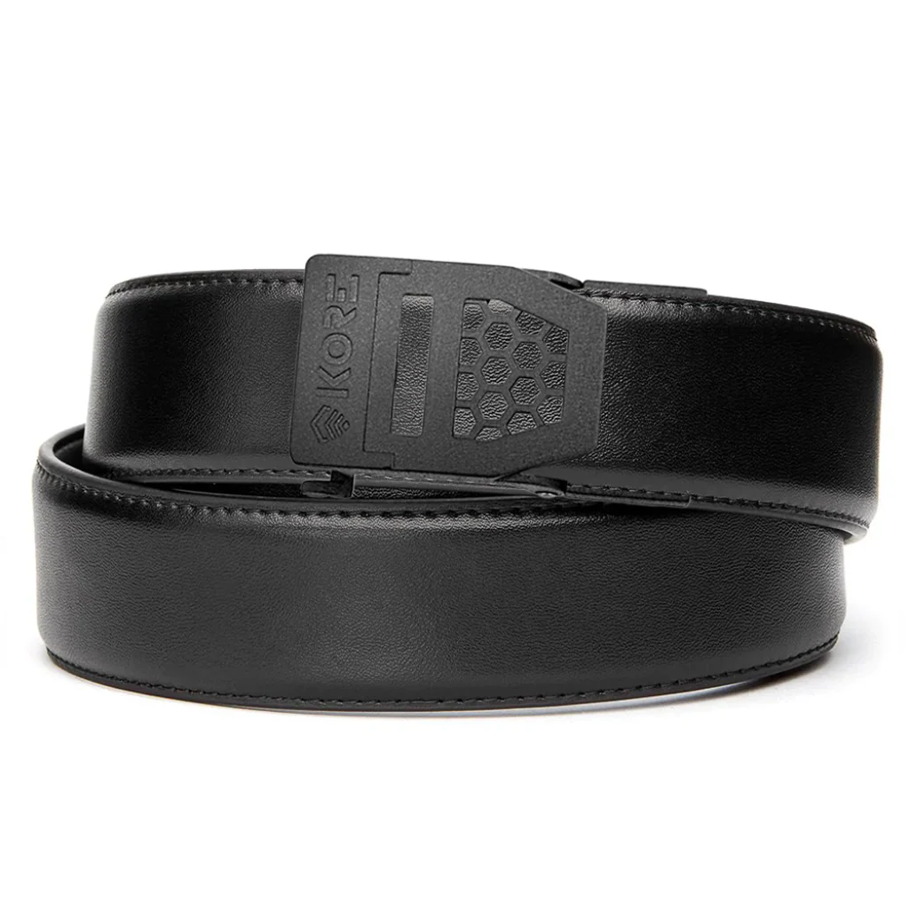 X SERIES BUCKLE  | BLACK ARMORTEK LEATHER GUN BELT 1.5" - Image 12