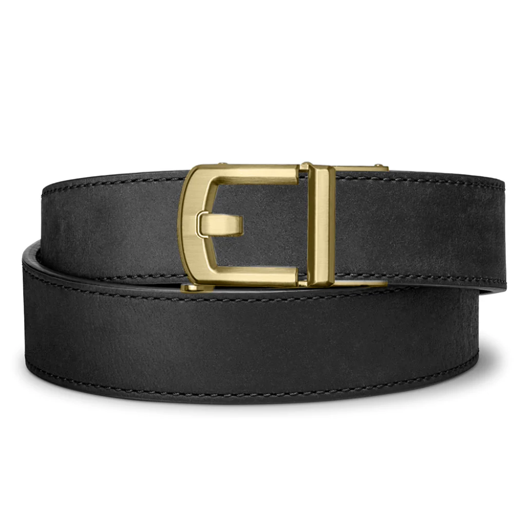 X SERIES BUCKLE | BLACK BUFFALO LEATHER GUN BELT 1.5" - Image 14