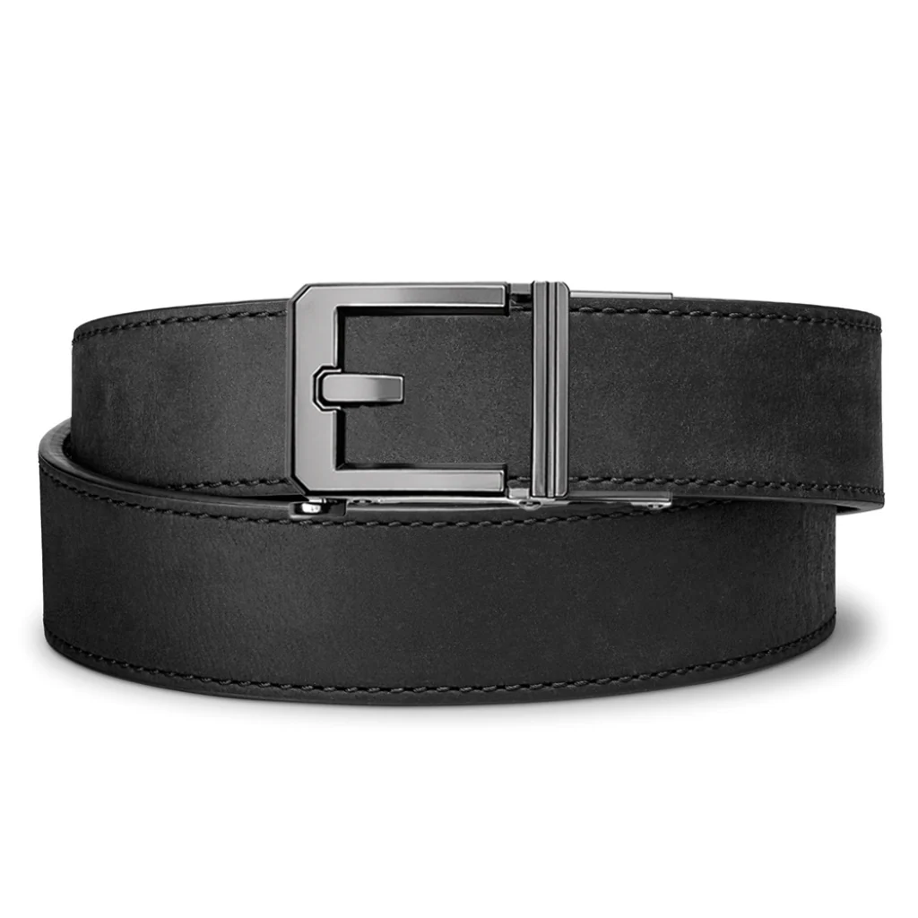X SERIES BUCKLE | BLACK BUFFALO LEATHER GUN BELT 1.5" - Image 7