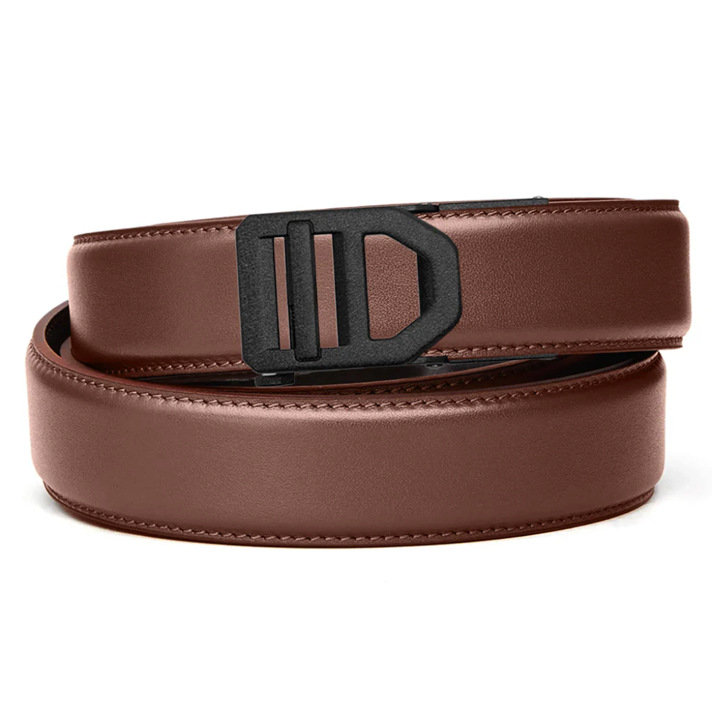 X SERIES BUCKLE  | BROWN LEATHER GUN BELT 1.5" - Image 10