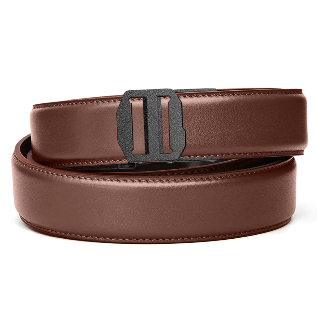 X SERIES BUCKLE  | BROWN LEATHER GUN BELT 1.5" - Image 15