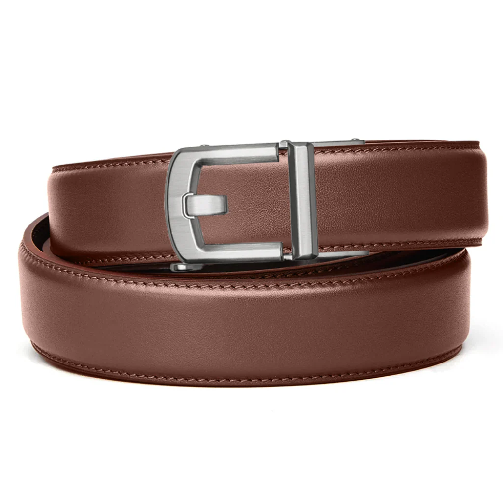 X SERIES BUCKLE  | BROWN LEATHER GUN BELT 1.5" - Image 13