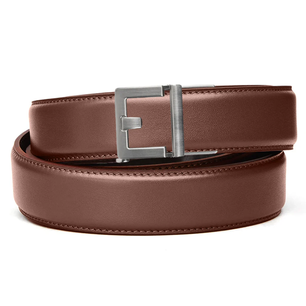 X SERIES BUCKLE  | BROWN LEATHER GUN BELT 1.5" - Image 16