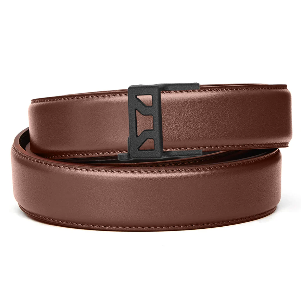 X SERIES BUCKLE  | BROWN LEATHER GUN BELT 1.5" - Image 19