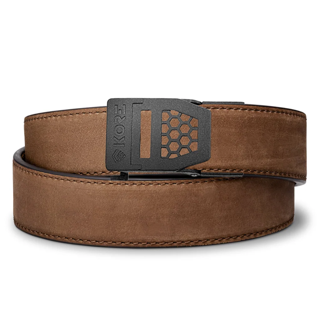 X SERIES BUCKLE | BROWN BUFFALO LEATHER GUN BELT 1.5" - Image 12
