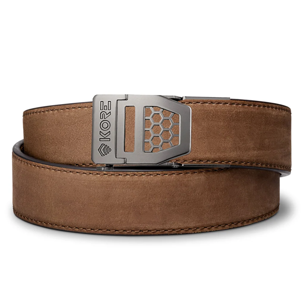 X SERIES BUCKLE | BROWN BUFFALO LEATHER GUN BELT 1.5" - Image 13