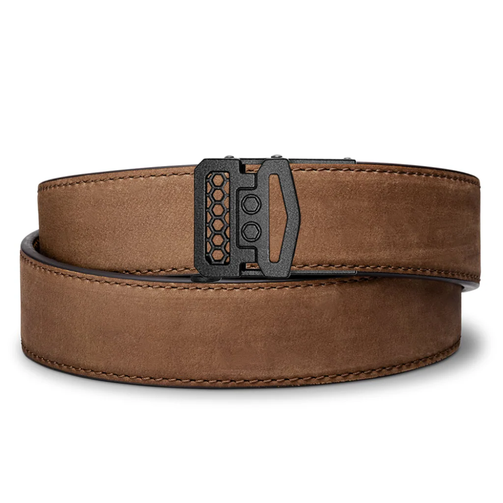 X SERIES BUCKLE | BROWN BUFFALO LEATHER GUN BELT 1.5" - Image 18