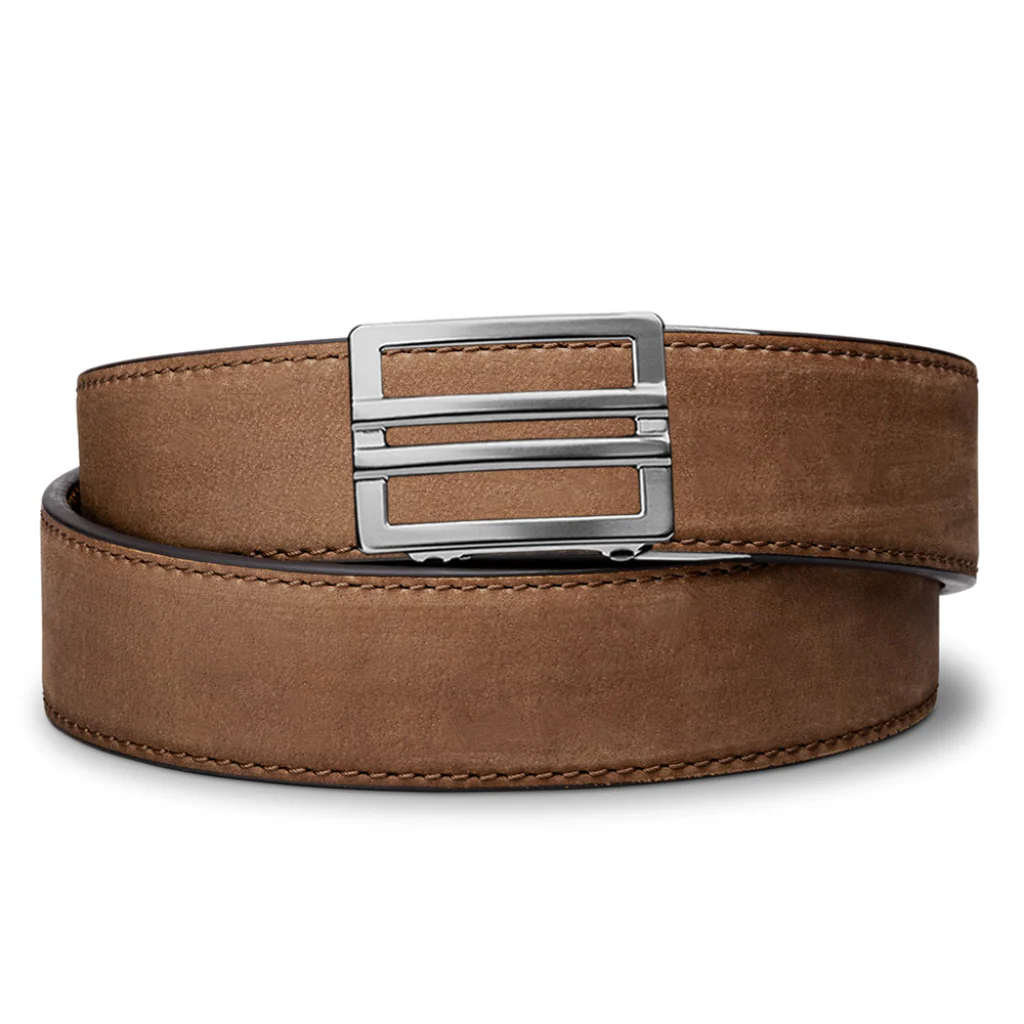 X SERIES BUCKLE | BROWN BUFFALO LEATHER GUN BELT 1.5" - Image 7