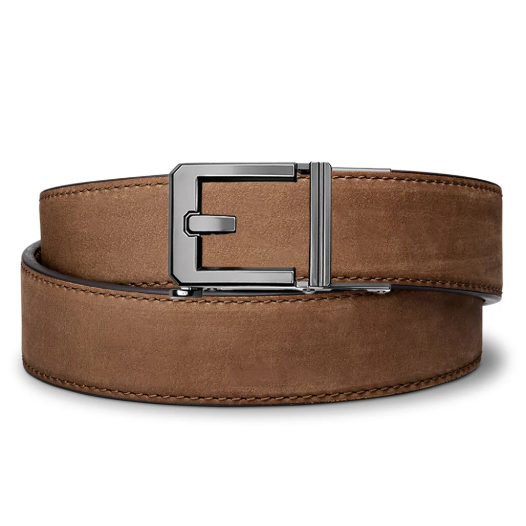 X SERIES BUCKLE | BROWN BUFFALO LEATHER GUN BELT 1.5" - Image 9