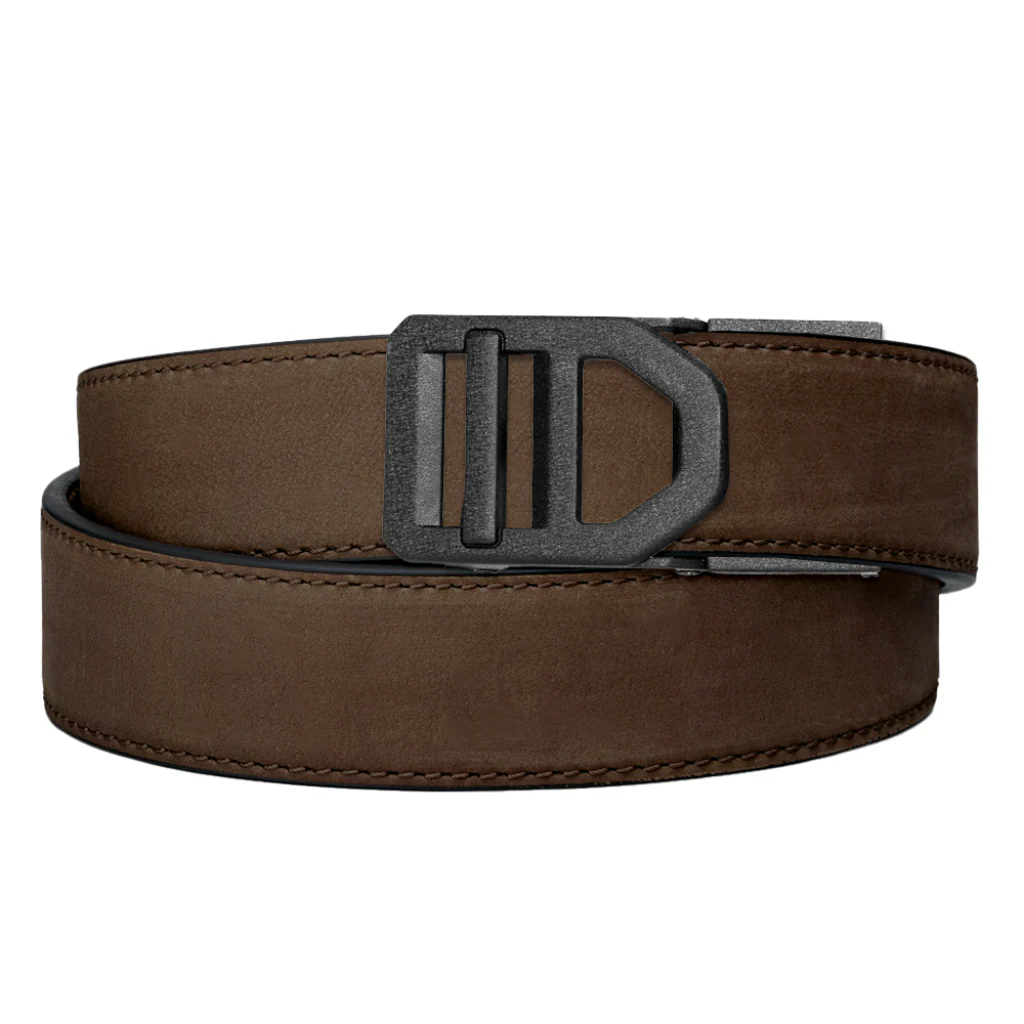 X SERIES BUCKLE  | COFFEE BUFFALO LEATHER GUN BELT 1.5" - Image 10