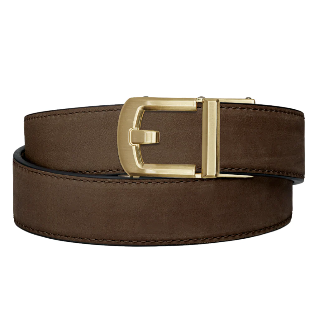 X SERIES BUCKLE  | COFFEE BUFFALO LEATHER GUN BELT 1.5" - Image 15