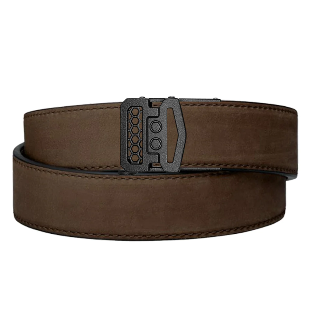 X SERIES BUCKLE  | COFFEE BUFFALO LEATHER GUN BELT 1.5" - Image 17