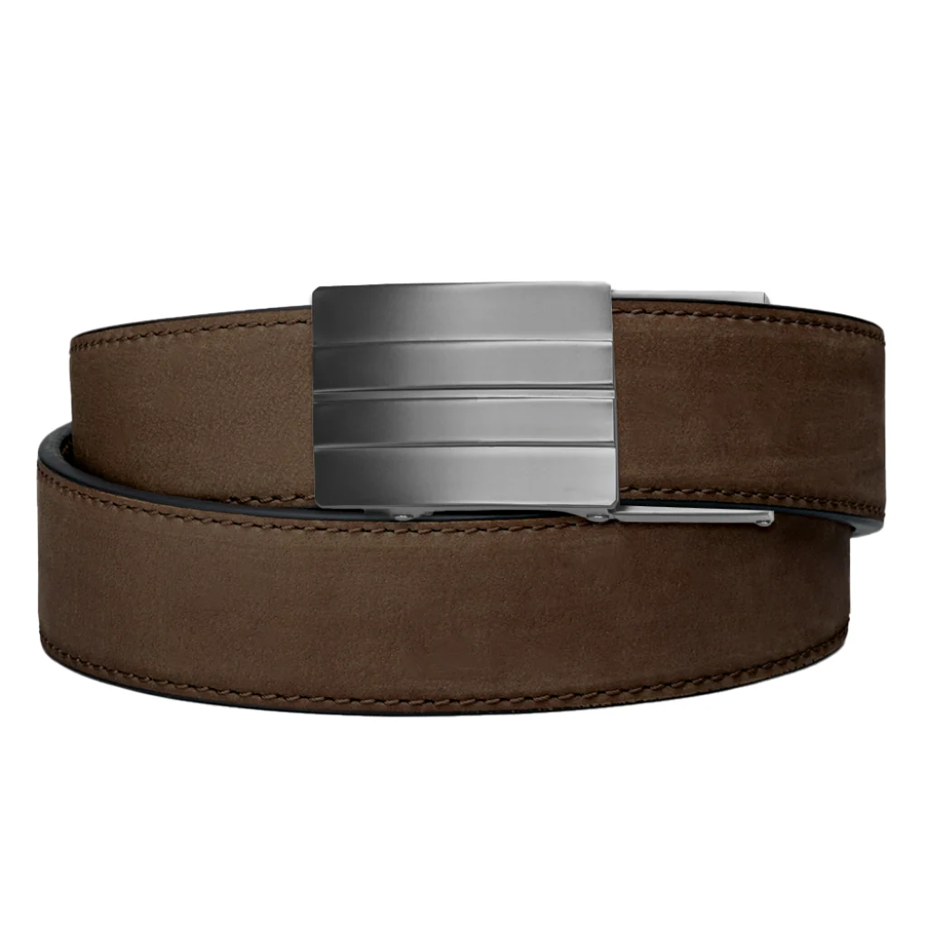 X SERIES BUCKLE  | COFFEE BUFFALO LEATHER GUN BELT 1.5" - Image 7
