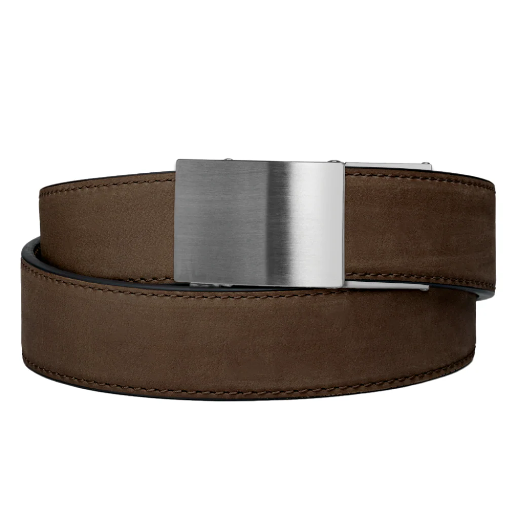 X SERIES BUCKLE  | COFFEE BUFFALO LEATHER GUN BELT 1.5" - Image 9