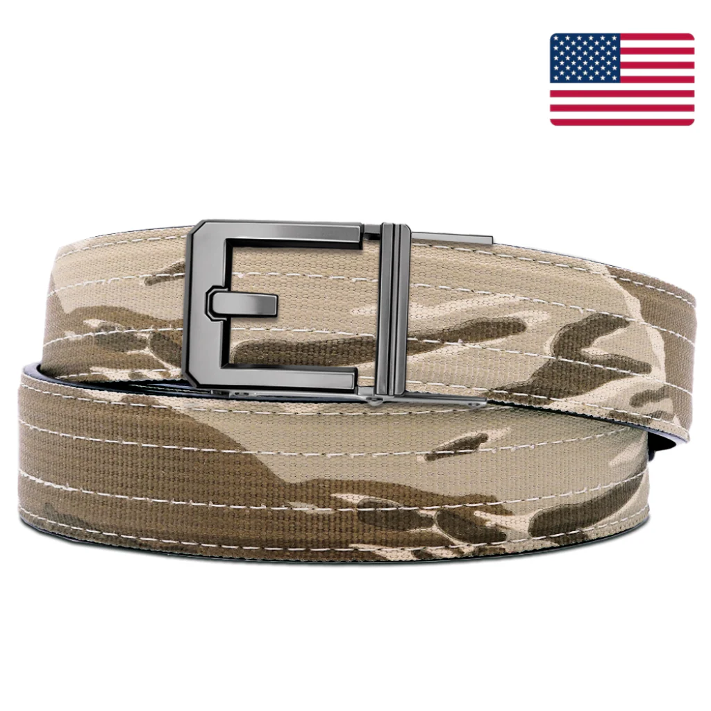 X SERIES BUCKLE | DESERT TIGER STRIPE TACTICAL NYLON GUN BELT 1.5" - Image 11