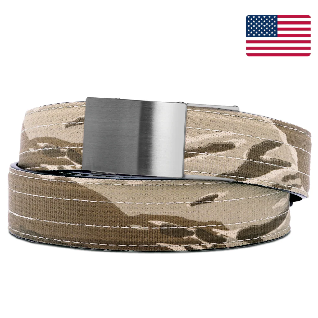X SERIES BUCKLE | DESERT TIGER STRIPE TACTICAL NYLON GUN BELT 1.5" - Image 12