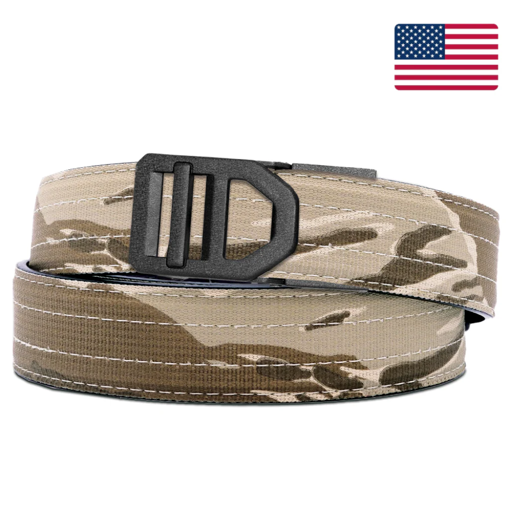 X SERIES BUCKLE | DESERT TIGER STRIPE TACTICAL NYLON GUN BELT 1.5" - Image 13