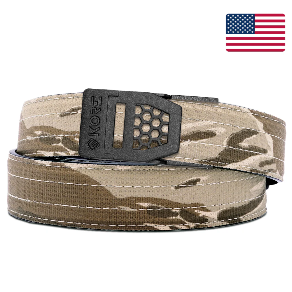 X SERIES BUCKLE | DESERT TIGER STRIPE TACTICAL NYLON GUN BELT 1.5" - Image 14