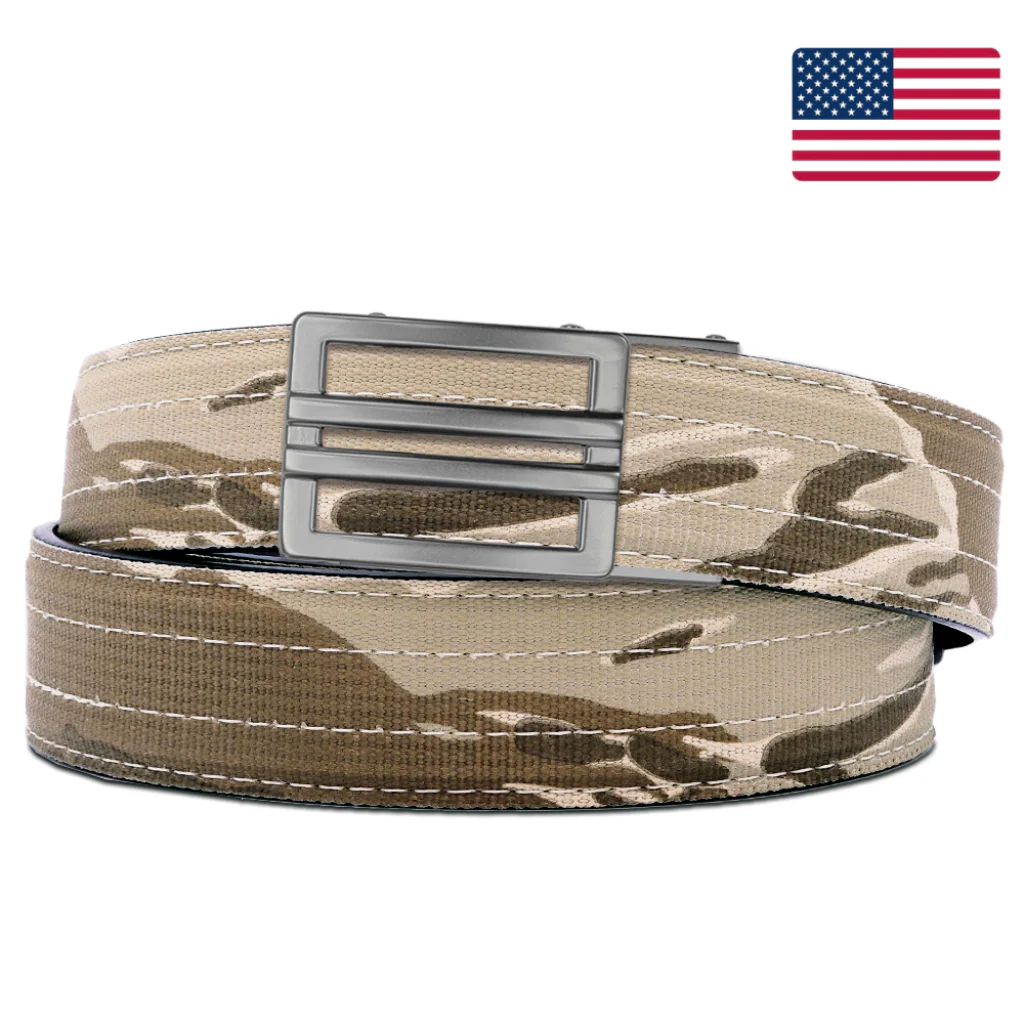 X SERIES BUCKLE | DESERT TIGER STRIPE TACTICAL NYLON GUN BELT 1.5" - Image 9