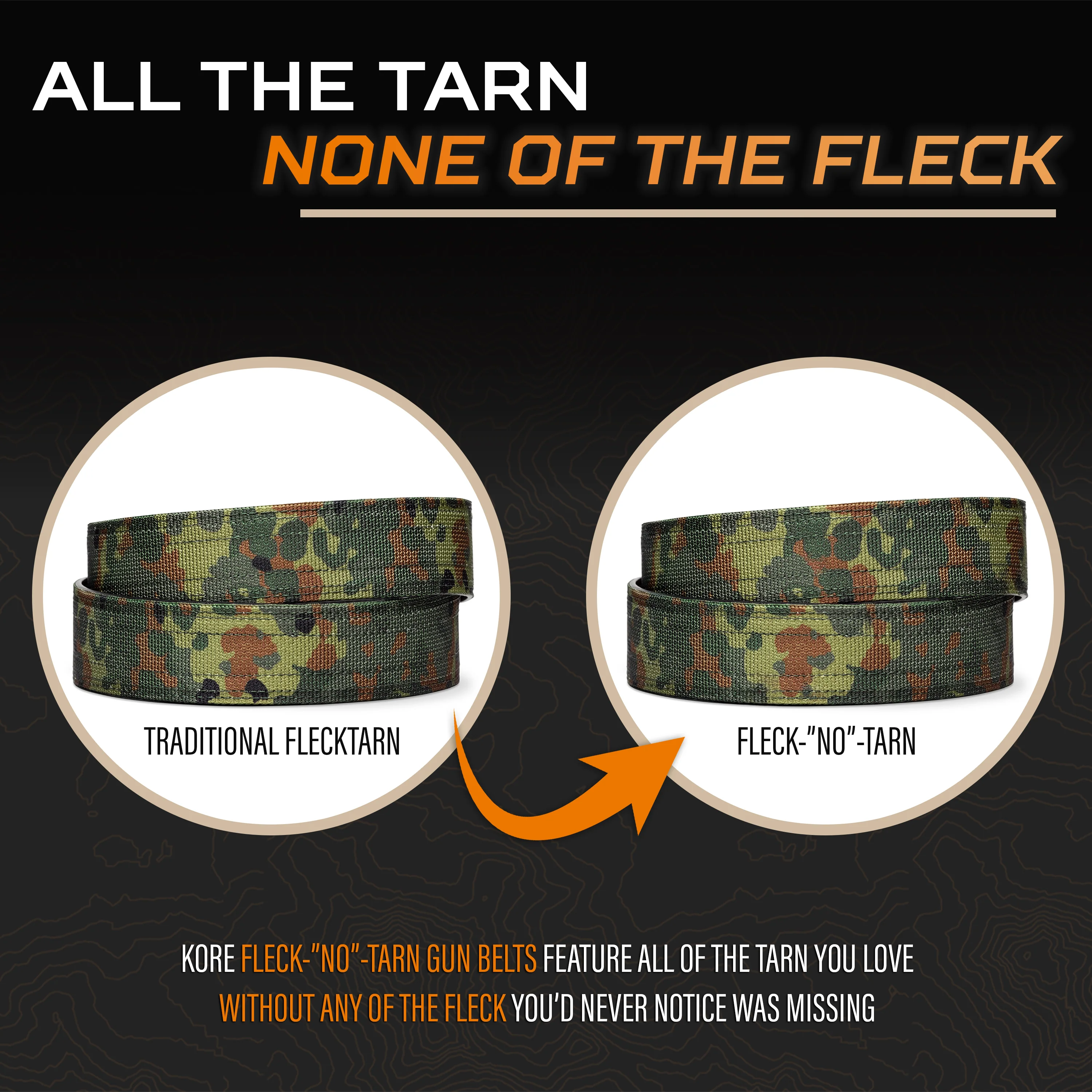 X SERIES BUCKLE  | FLECKNO-TARN TACTICAL NYLON GUN BELT 1.5" - Image 2