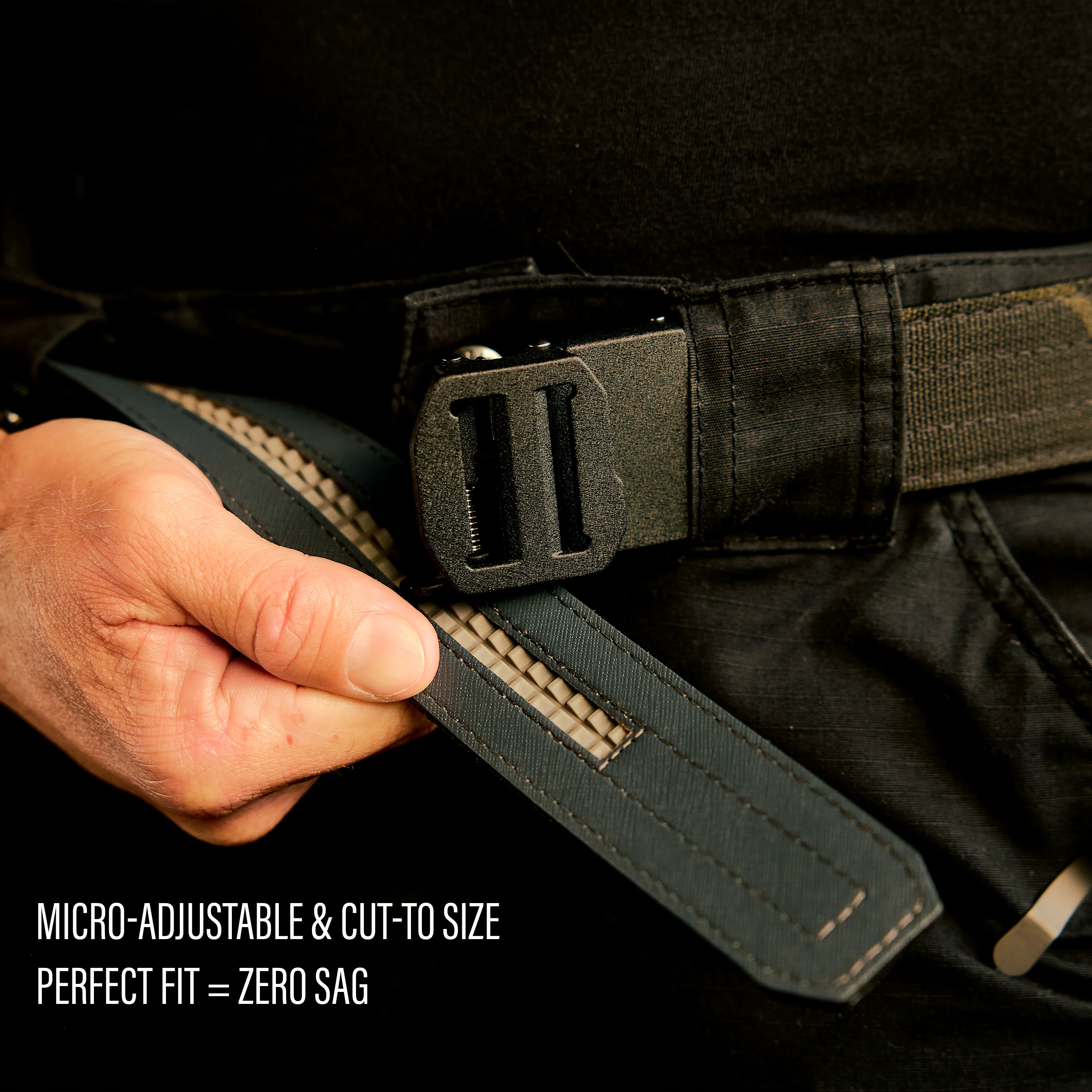 X SERIES BUCKLE | DESERT TIGER STRIPE TACTICAL NYLON GUN BELT 1.5" - Image 5