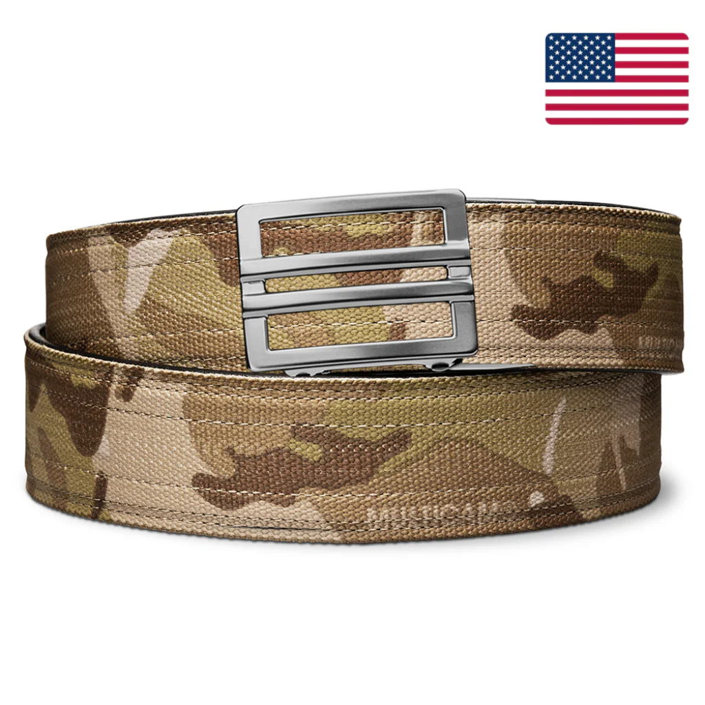 X SERIES BUCKLE  | MULTICAM® ARID TACTICAL NYLON GUN BELT 1.5" - Image 6
