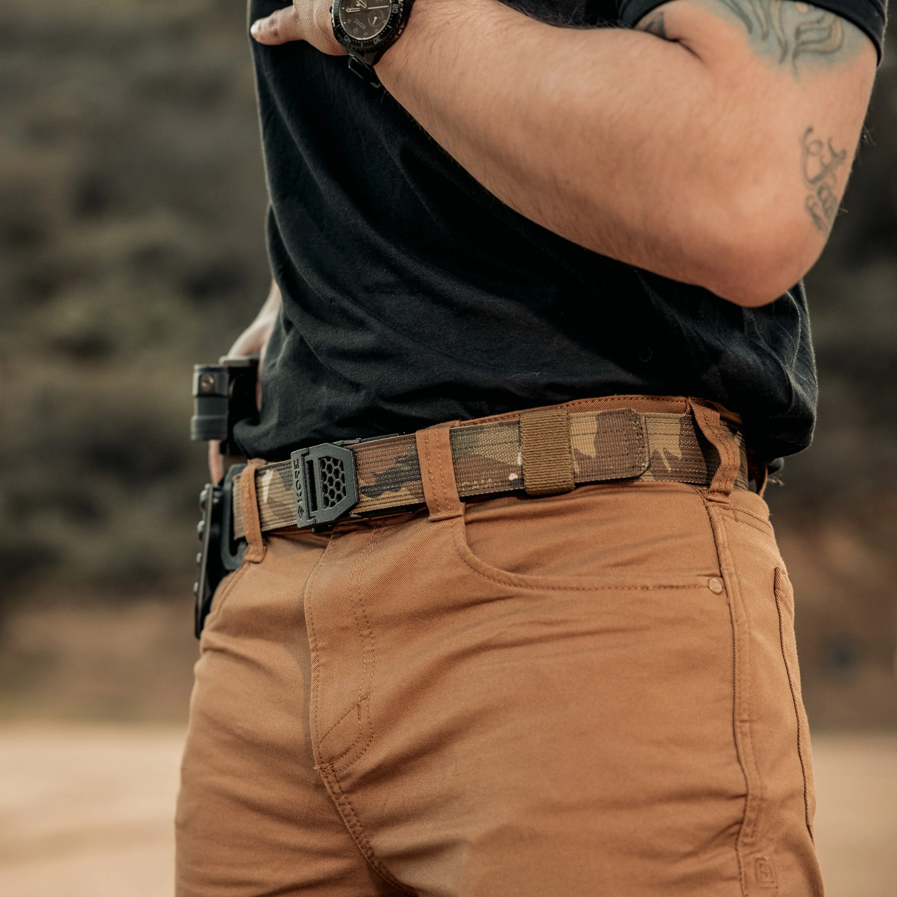 X SERIES BUCKLE  | MULTICAM® TACTICAL NYLON GUN BELT 1.5" - Image 6