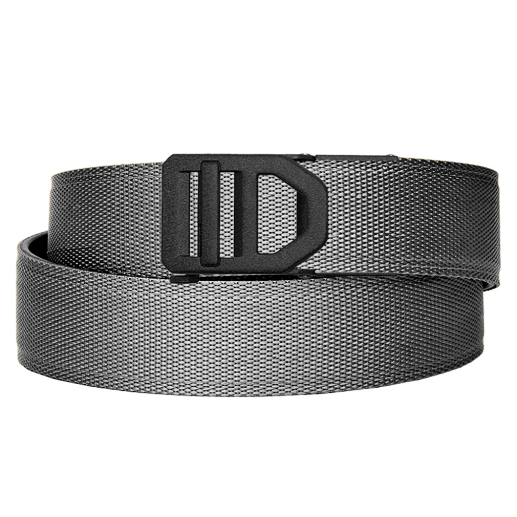 X SERIES BUCKLE  | GRAY TACTICAL NYLON GUN BELT 1.5"