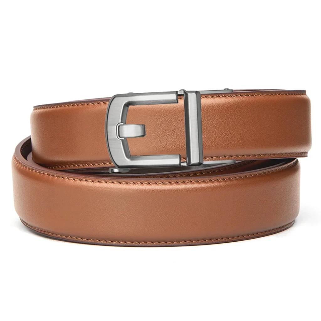 X SERIES BUCKLE | TAN LEATHER GUN BELT 1.5" - Image 14