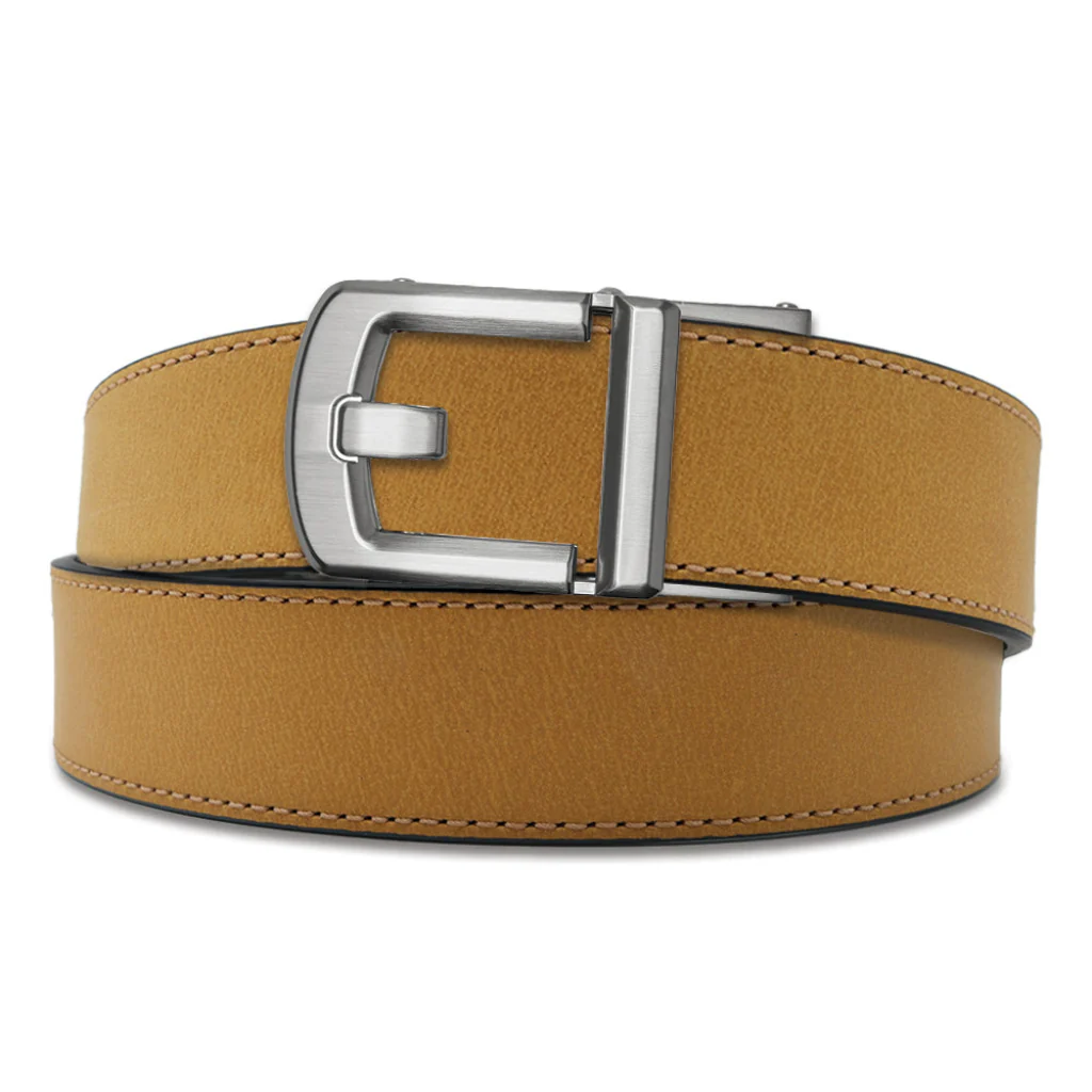 X SERIES BUCKLE  | TAN BUFFALO LEATHER GUN BELT 1.5" - Image 15