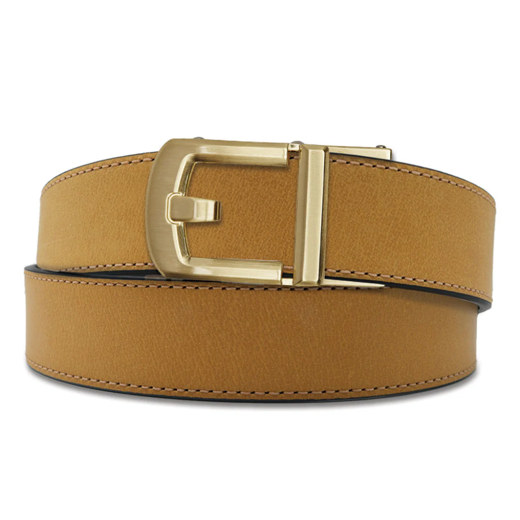 X SERIES BUCKLE  | TAN BUFFALO LEATHER GUN BELT 1.5" - Image 16