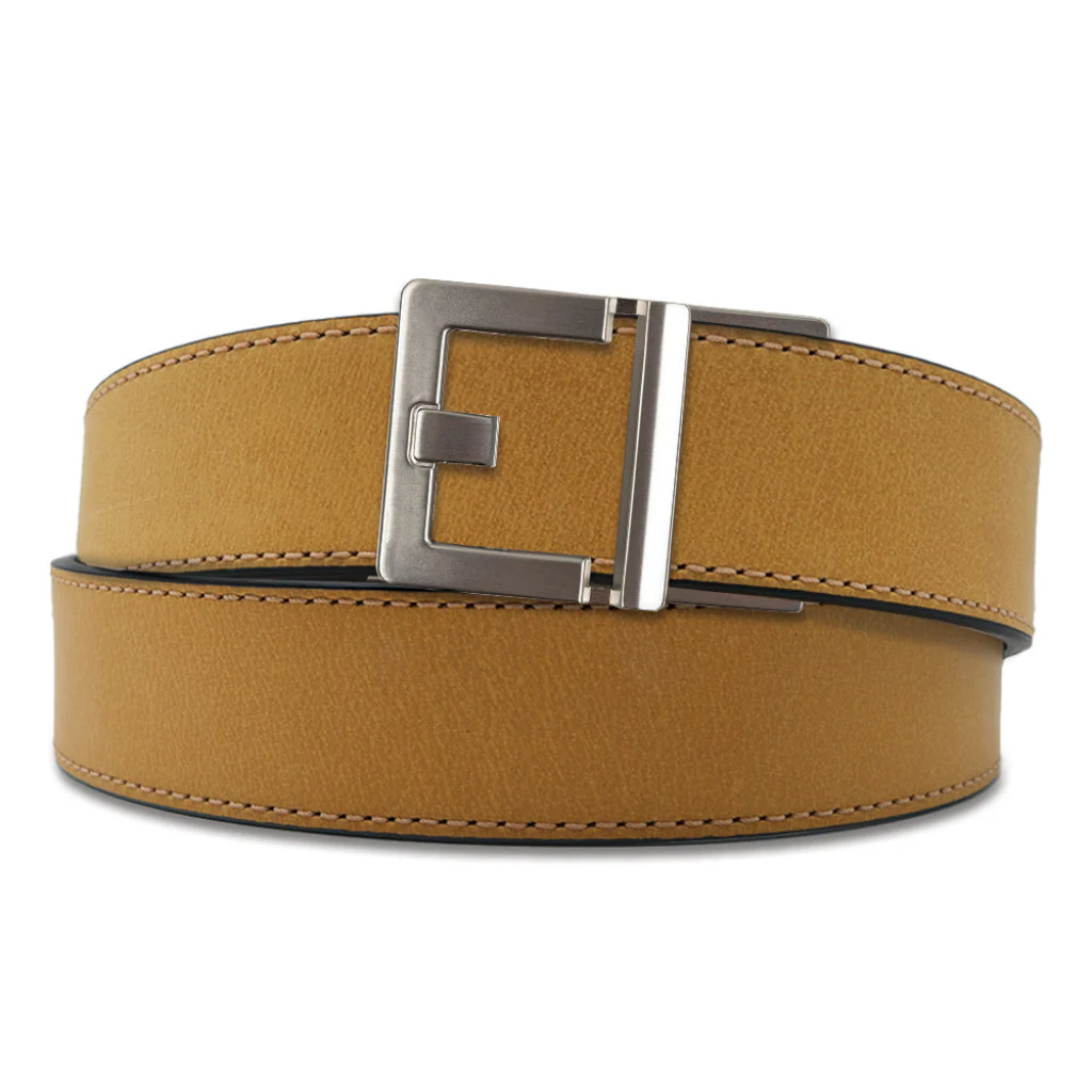 X SERIES BUCKLE  | TAN BUFFALO LEATHER GUN BELT 1.5" - Image 17