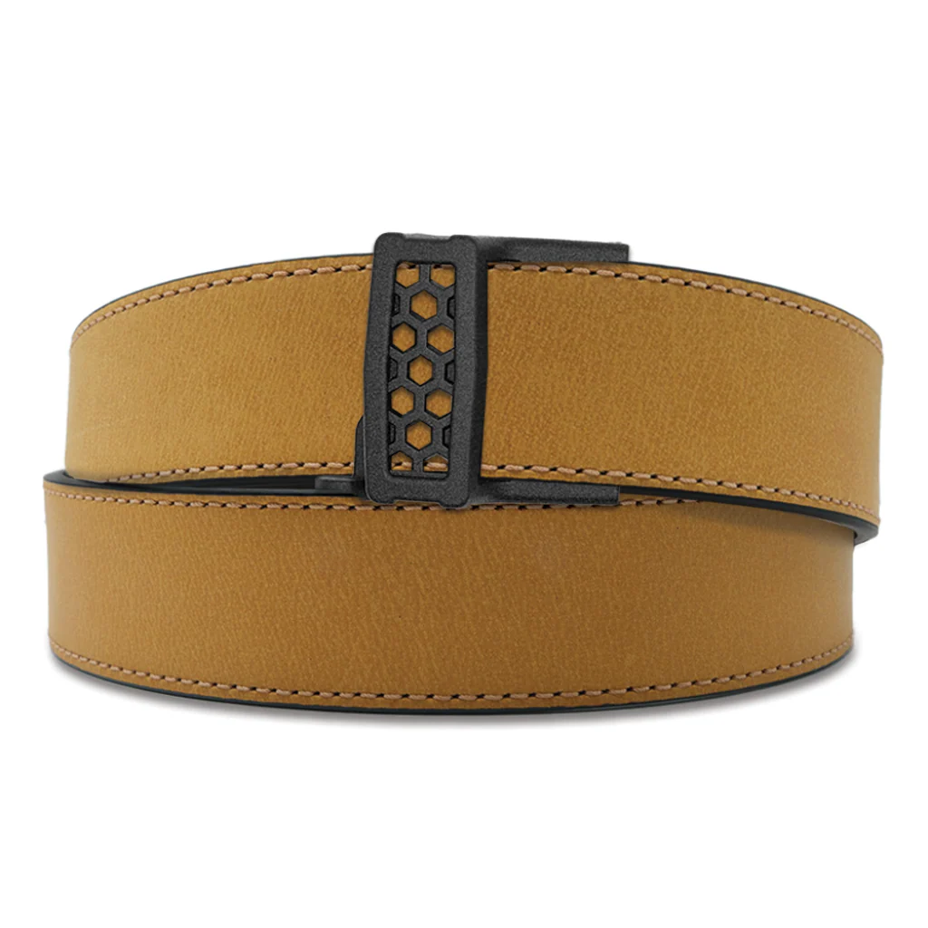 X SERIES BUCKLE  | TAN BUFFALO LEATHER GUN BELT 1.5" - Image 19