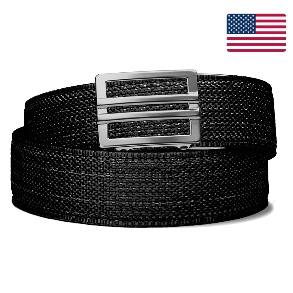X SERIES BUCKLE | USA BLACK TACTICAL NYLON GUN BELT 1.5" - Image 8