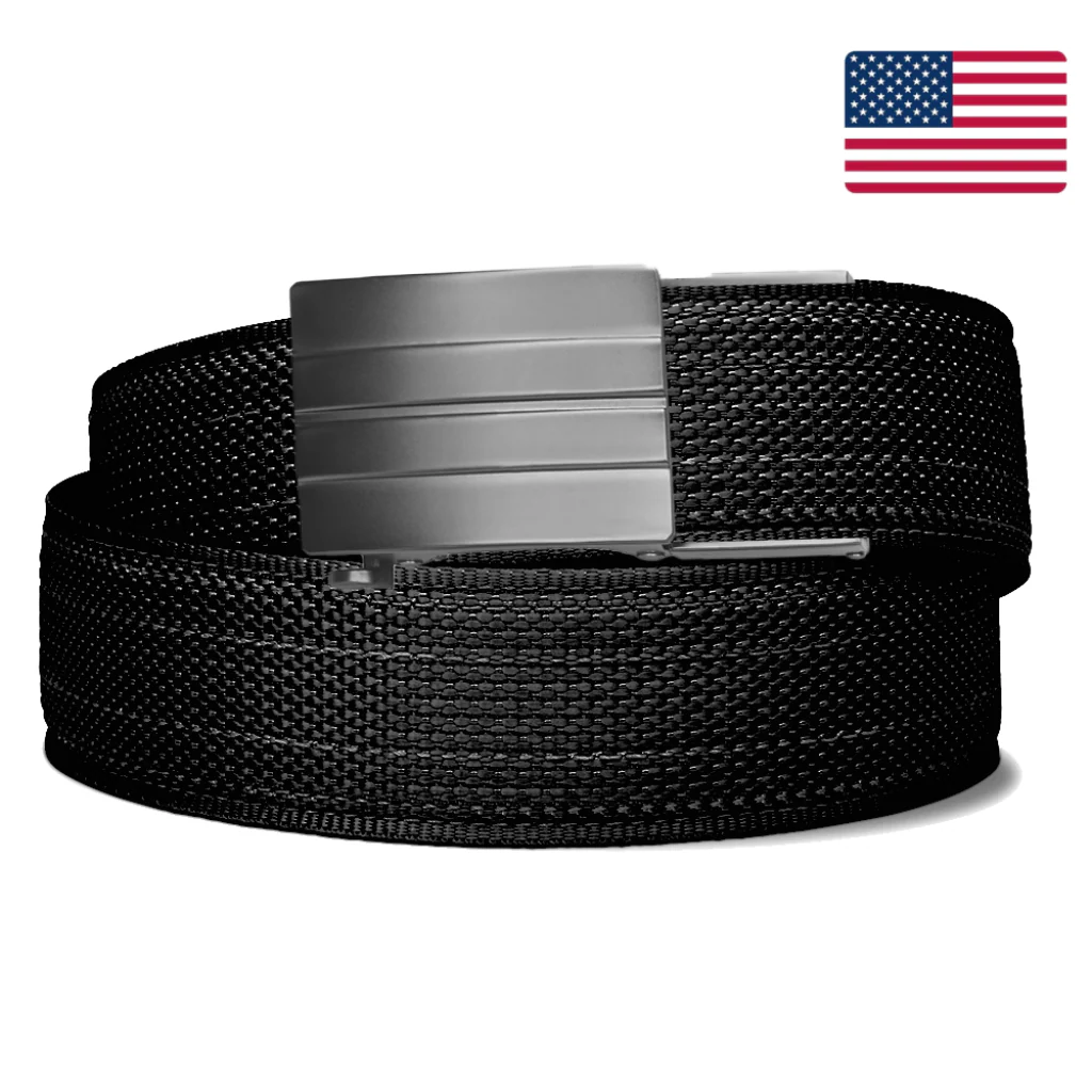 X SERIES BUCKLE | USA BLACK TACTICAL NYLON GUN BELT 1.5" - Image 9