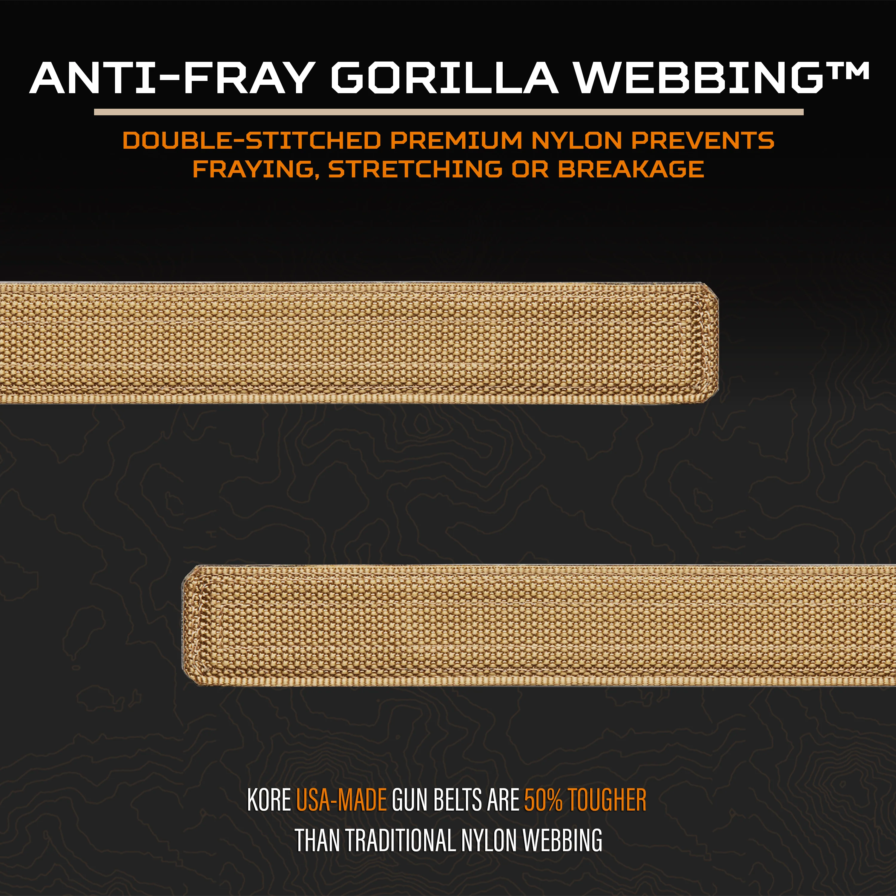 X SERIES BUCKLE | USA COYOTE TACTICAL NYLON GUN BELT 1.5" - Image 4